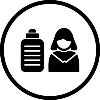 Female Presenter II Vector Icon