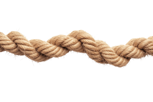 AI generated Rope knot isolated on transparent background png
