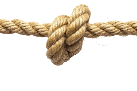 AI generated Rope knot isolated on transparent background png