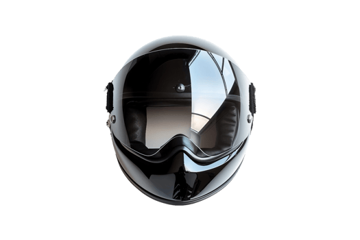 AI generated Jet Pilot Visor On Transparent Background. png