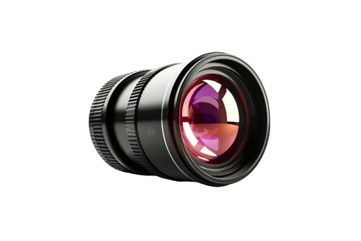 Cinema Projector Lenses On Transparent Background. png