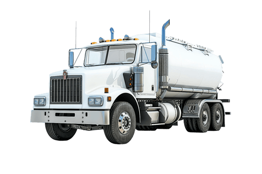 AI generated Jet Fuel Truck On Transparent Background. png