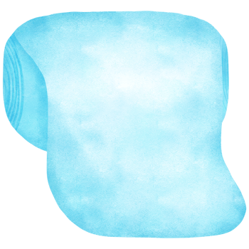 Light blue tissue png