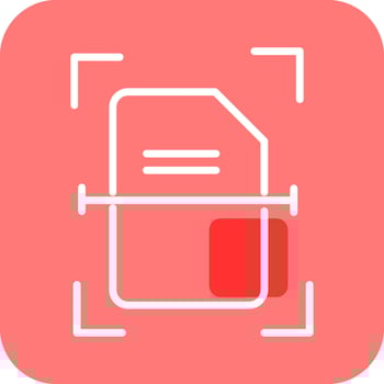 Scanning Document Vector Icon
