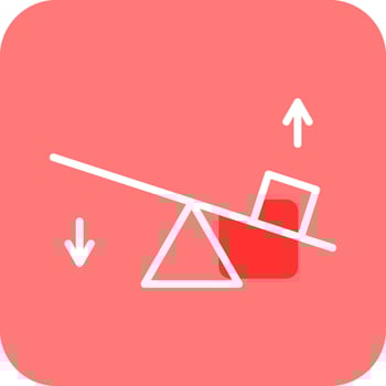 Seesaw Vector Icon