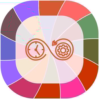 Time Optimization Vector Icon
