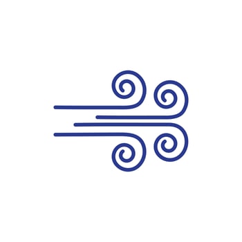 Wind logo vector symbol design