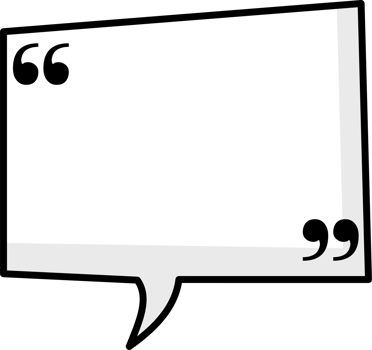 Black and white color speech bubble balloon with quotation marks, icon sticker memo keyword planner text box banner, flat png transparent element design