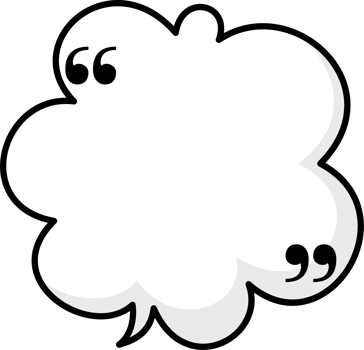 Black and white color speech bubble balloon with quotation marks, icon sticker memo keyword planner text box banner, flat png transparent element design