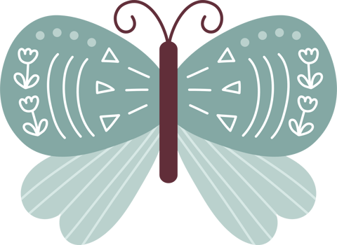 moth butterfly doodle illustration png