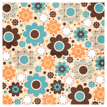 Retro Flower Power Hippie Floral Background Pattern png
