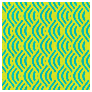 Cyber Lime And Teal Mid-Century Modern Pattern png