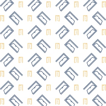 Door wonderful trendy multicolor repeating pattern vector illustration background