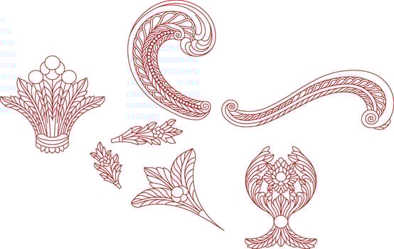 Frames with hearts.Retro stickers for designs and inscriptions.Vector illustration. vector