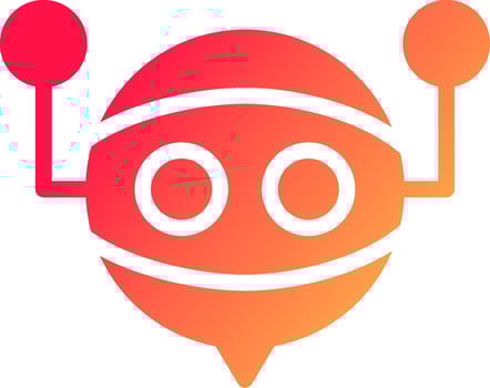 Glyph Gradient Design vector