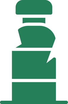 Plastic Bottle Creative Icon Design vector
