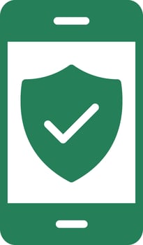 Phone Insurance Creative Icon Design vector