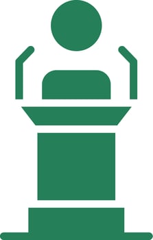 Speech Creative Icon Design vector