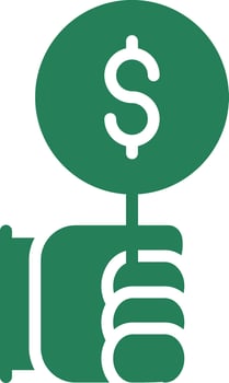 Asking Price Creative Icon Design vector