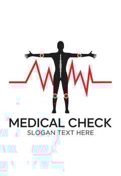 ortho healt idea vector logo design