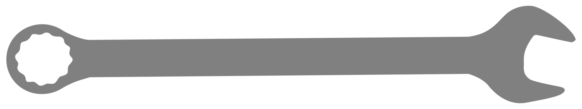 Wrench Silhouette, Flat Style, can use for Pictogram, Apps, Website, Logo Gram, Art Illustration, or Graphic Design Element. Format PNG