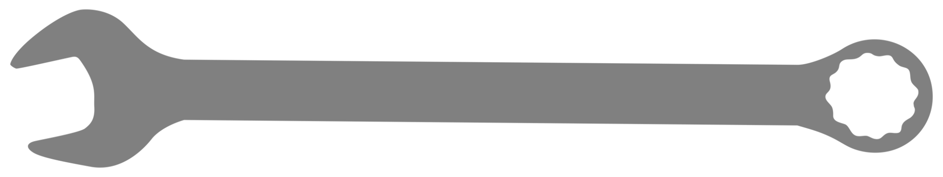 Wrench Silhouette, Flat Style, can use for Pictogram, Apps, Website, Logo Gram, Art Illustration, or Graphic Design Element. Format PNG