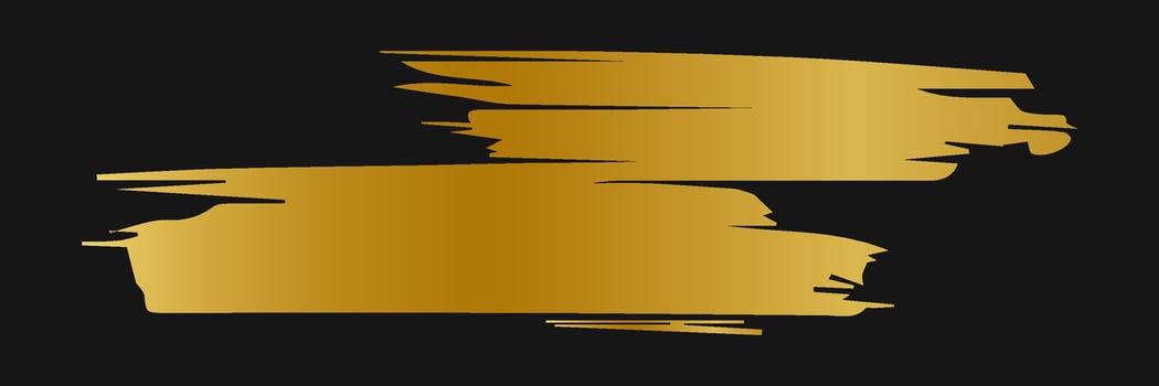golden paint strokes to make a background for your design, golden hot foil, gold leaf vector