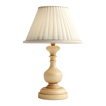 AI generated 3D Rendering of a Bedroom Table Night Lamp on Transparent Background - Ai Generated png