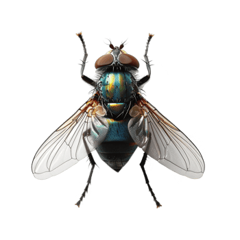 AI generated Fly isolated on transparent background png