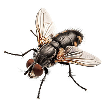 AI generated Fly isolated on transparent background png