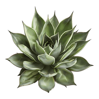 AI generated 3D Rendering of a Agave Montana on Transparent Background - Ai Generated png