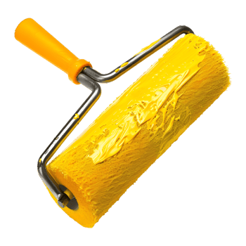 AI generated 3D Rendering of a Paint Roller on Transparent Background - Ai Generated png