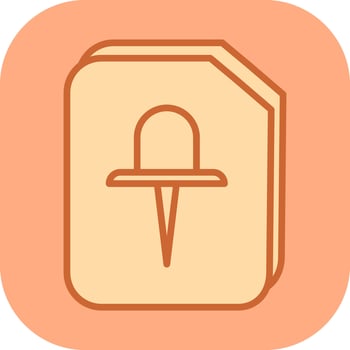 Office Pin Vector Icon