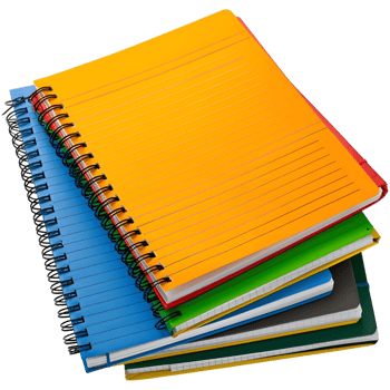 AI generated 3D Rendering of a School or College Note Books on Transparent Background - Ai Generated png