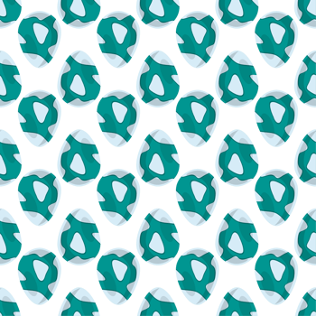 Illustration on theme seamless celebration holiday Easter with hunt colorful bright eggs png
