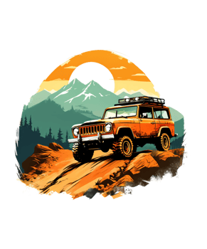 Off-Road Car Illustration png