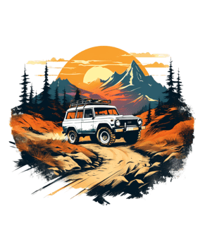 Off-Road Car Illustration png