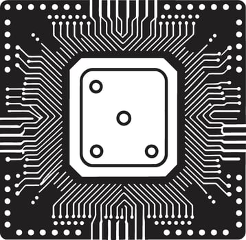 SiliconSculpt Artisanal Chip Logo Crafting ChipCanvas Expressive Vector Design Artistry
