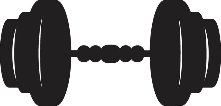 MuscleTitan Dumbbell MightyLift Robust Symbol vector