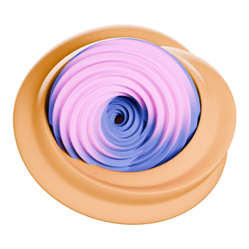 abstract shape 3d icon illustration png