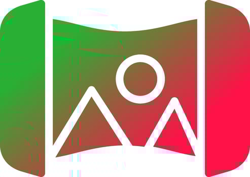 Panorama Creative Icon Design vector