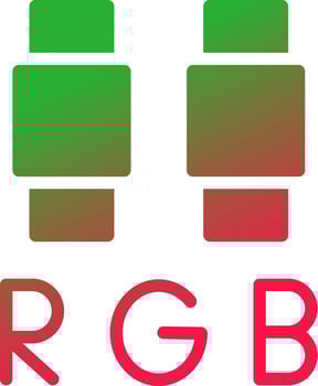 Rgb Creative Icon Design vector
