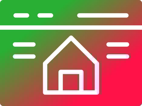 Property Sale Creative Icon Design vector