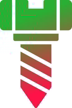 Screws Creative Icon Design vector