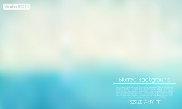 Abstract Blurred Background, Easy to Resize, Vector Illustration