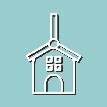 Windmills II Vector Icon