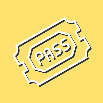 Passes Vector Icon