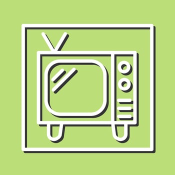 Television Vector Icon