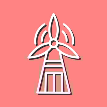 Turbine Vector Icon