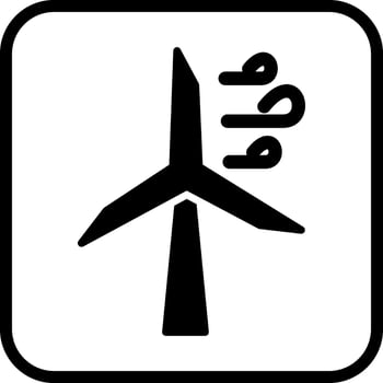 Windmill Vector Icon